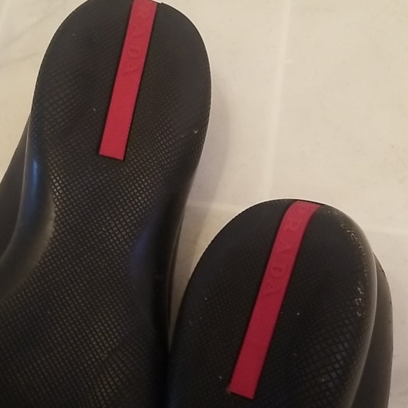 Prada Black Toggle Loafers - Picture 5 of 6